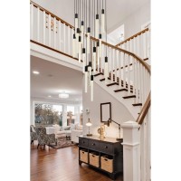 Weston 16 Lights Pendant In Black