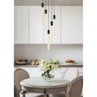 Weston 5 Lights Pendant In Black