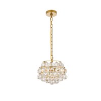 Savannah 12 Inch Pendant In Brass