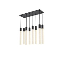 Weston 8 Lights Pendant In Black