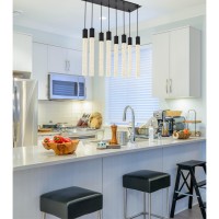 Weston 8 Lights Pendant In Black