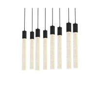 Weston 8 Lights Pendant In Black