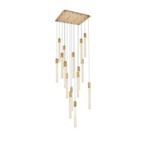 Weston 16 Lights Pendant In Satin Gold