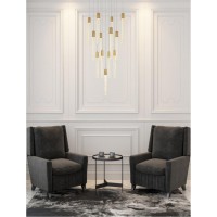 Weston 13 Lights Pendant In Satin Gold