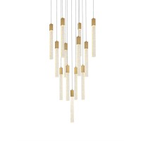 Weston 13 Lights Pendant In Satin Gold