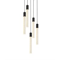 Weston 5 Lights Pendant In Black