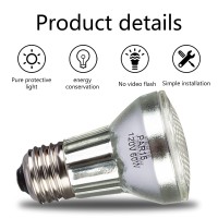 Haraqi 6 Pack Par16 60W 120V E26 Medium Halogen Flood Light Bulbs,Dimmable Bulbs For Range Hood Lights,Ceiling Fan,Table Light