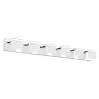 Ralbay Led Modern Vanity Light 6 Light Bathroom Vanity Lights Acrylic Stainless Steel Bathroom Vanity Lighting Fixtures