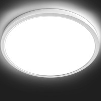 Flush Mount Ceiling Light, Round 36W 15.8Inch Daylight Modern Ceiling Lamp, Led Light Fixtures Ceiling Mount, Close To Ceiling Lights For Bedroom, Kitchen, Laundry Room, Living Room Lighting Fixtures