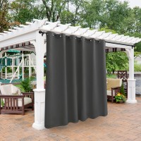 Bonzer Waterproof Outdoor Curtains For Patio Cabana Deck Sunroom Thermal Insulated Sunlight Blocking Grommet Blackout Curtains