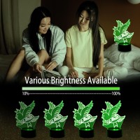 3D Night Light Rapper Lil Peep Led For Home Decoration Gift For Fans Bedroom Decor Light Led Sensor Color Changing Work Desk Lamp-Remote Control