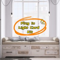 Wisbeam Plug In Pendant Lighting, Hanging Light Kits With On/Off Switch, 15 Feets Cord, Bulbs Not Included, 1-Pack