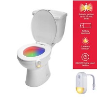 Energizer Toilet Light Motion Sensor Toilet Night Light 1 Pack 20Color Changing Led Toilet Bowl Light Motion Activated Bath