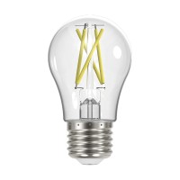 Satco S12406 Vintage Dimmable Led Filament Bulbs High Lumens 8.2 Watt 120 Volt A15 Soft White Light 3000K (6 Led Light Bulbs)