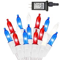 Twinkle Star 300 Led 99Ft Fairy Lights, Battery Operated Waterproof Tree Lights With 8 Lighting Modes,For 4Th Of July Decorations, Memorial Day, Independence Day, Garden, Yard, Holiday, Decorations