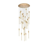 Weston 25 Lights Pendant In Satin Gold