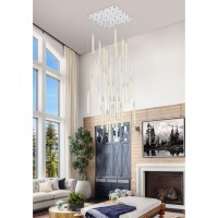 Weston 36 Lights Pendant In Chrome