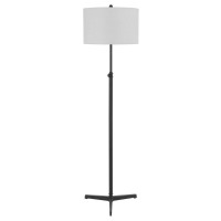 Illuminate your space with this tripod style metal floor lamp It features a slim iron metal body with adjustable height for the perfect control of light This floor lamp will make a great addition to any reading chair or sitting area in your home