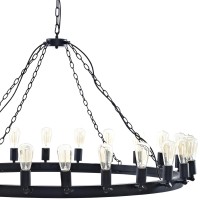 Teleport Chandelier Series - Immersive Lighting Experience | Adjustable Chains | 24 Bulbs | 180-Degree Ambiance Control | Perfect For Any Decor