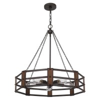 60W X 5 Provo Metal Chandelier