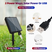 Mzd8391 Solar American Us Flag Lights Solar Usb 2 Power Way 420 Leds Waterproof Usa Net Lights 675 Ft X 353 For Garden