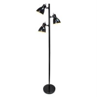 Features3 Lights each with its own rotary switchBlack finishEach lamp head uses 1 x 60W E26 medium base bulbLamp shades rotate to change direction of LightingSpecificationscolor58 BlackFinish58 Brushed chromeMaterial58 MetalVoltage58 110VWattage58 60WBulb