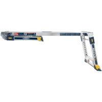 Werner 79023 Adjustable Pro Work Platform Work & Access, Silver, One Size