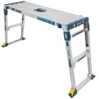 Werner 79023 Adjustable Pro Work Platform Work & Access, Silver, One Size