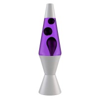 Black And Purple Lava Lamp | 14.5