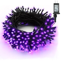 Brizled Purple Lights, 78.74Ft 240 Led Halloween Lights Connectable With Timer, 8 Modes Plugin Halloween String Lights Waterproof Outdoor Purple String Lights For Outside Indoor Halloween Spooky Decor