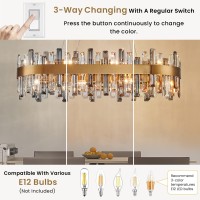 Siljoy 354 Gold Oval Crystal Chandelier For Dining Room 16Light Modern Rectangular K9 Crystal Raindrop Chandelier Luxury B