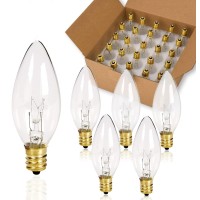 Dr.Betree St40 Edison Style Bulbs Replacement C9/E17 Intremediate-Base Light Bulbs, 10 Pack