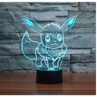 Horno 3D Night Light 7 Color Gradual Changing Touch Switch Optical Illusion Night Light Table Lamp11