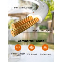 Addlon 96 Ft (2X48Ft) Outdoor String Lights Commercial Grade Strand 36 Edison Vintage Bulbs 30 Hanging Sockets, Ul Listed Heavy-Duty Decorative Caf