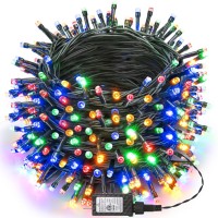 Joomer Christmas Lights 180Ft 500 Led String Lights With 8 Modes Timer Waterproof Plug-In Twinkle Fairy Lights For Home, Garden, Party, Holiday, Tree, Christmas Decorations (Multicolor)