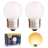 Sphoon G40 1.5W Low Wattage Led Bulb Equivalent 15 Watt Standard E26 Base G14 Small Low Power Light Bulb, Frosted, Warm White 2700K, Cri 90+, 150Lm, Pack Of 2