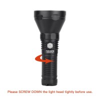 Thrunite Catapult Pro Rechargeable Flashlight, Sft70 Led, 1005 Meters Throw, 2713 High Lumens Bright Searchlight, Long Beam Distance Spotlight For Hiking, Camping, And Hunting - Cw