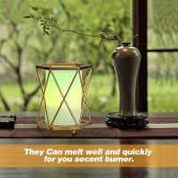 Etwincoo Wax Warmer Bulbs, G50 25 Watt Light Bulbs For Full Size Scentsy Warmers, G16.5 Globe E12 Base Clear Scentsy Light Bulbs For Wax Warmers - Long Life-Span And Melt Wax Fast, 120 Volt (6 Pack)