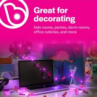 Brightz Felty Party Led String Lights, Flamingo Lights, 8 Ft - Pink Flamingo Christmas Decorations Flamingo Christmas Ornaments Flamingo Decor Flamingle Decor Flamingle Party Decorations And Supplies