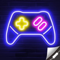 Lumoonosity Game Controller Neon Signs Gamepadgame Remote Neon Sign For Videopc Gamer Teen Boys Gift Game Zone Led Signs