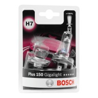 Bosch 1987301431 H7 Plus 150 Gigalight Vehicle Bulb 12V 55W Px26D (Pack Of 2)