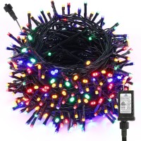 Christmas String Lights Indoor Outdoor 105 Ft 300 Led Low Voltage Waterproof Xmas Lights With 8 Modes Timer Function Plug In F