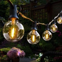 Hidixon Outdoor String Lights 28Ft Led Bulbs,G40 Globe Patio Lights Ul Listed Waterproof Hanging For Backyard Porch Bistro Party Decor Lighting Commercial Grade