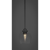 Odyssey 1 Light Mini Pendant In Matte Black Finish With 6