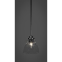 Odyssey 1 Light Mini Pendant In Matte Black Finish With 6.25