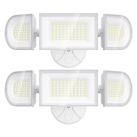 Imaihom 100W Flood Lights Outdoor 9000Lm Switch Controlled Led Flood Light With 3 Adjustable Heads Ip65 Waterproof Security Li