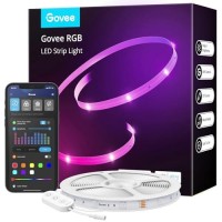 Govee Smart Wifi Led Strip Lights, 50Ft Rgb Led Strip Lighting Work With Alexa And Google Assistant, Color Changing Light Strip, Music Sync, Led Lights For Bedroom, Gaming, Christmas, Easy To Install