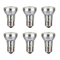 Haraqi 6 Pack Par16 45W 120V E26 Medium Halogen Flood Light Bulbs,Dimmable Bulbs For Range Hood Lights,Ceiling Fan,Table Light