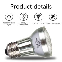 Haraqi 6 Pack Par16 45W 120V E26 Medium Halogen Flood Light Bulbs,Dimmable Bulbs For Range Hood Lights,Ceiling Fan,Table Light