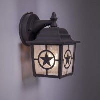 CORAMDEO Rust D2D Outdoor Porch Light, E26, Wet Location